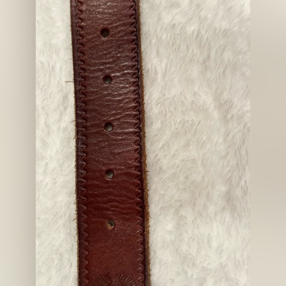Lucky Brand brown leather belt size small - Picture 3 of 4